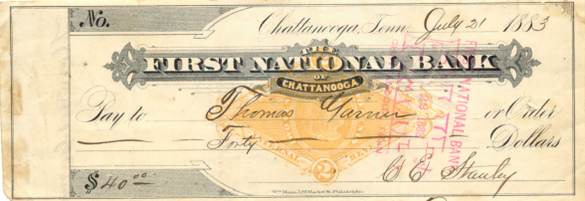 1st National Bank 7-21-1883
